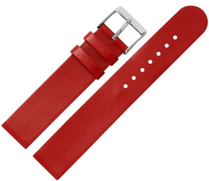 Armband Leder rot für Cares.Watch Profi
