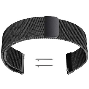 Armband Metall schwarz mit Magnetverschluss für Cares.Watch Smart 4G