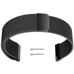 Armband Metall schwarz mit Magnetverschluss für Cares.Watch Smart 4G